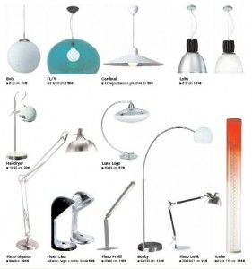 Selección de lámparas de La Oca