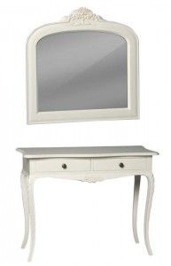 Homes in Heaven. Escritorio y espejo Antoinette dressing.